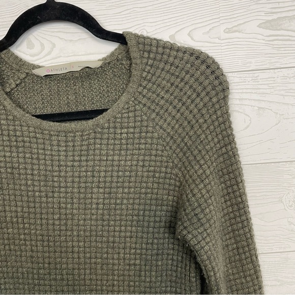 Athleta Cashmere Lodge Sweater Honeycomb Size Small - Picture 4 of 8